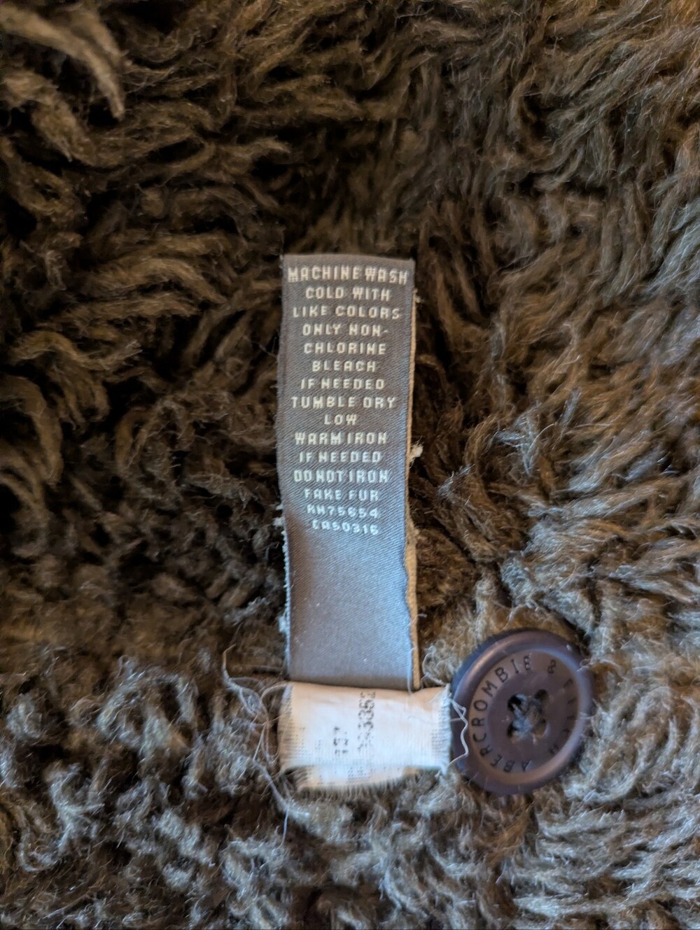Abercrombie & Fitch Men's Slate Gray Military Field Jacket Size Large - Picture 8 of 8